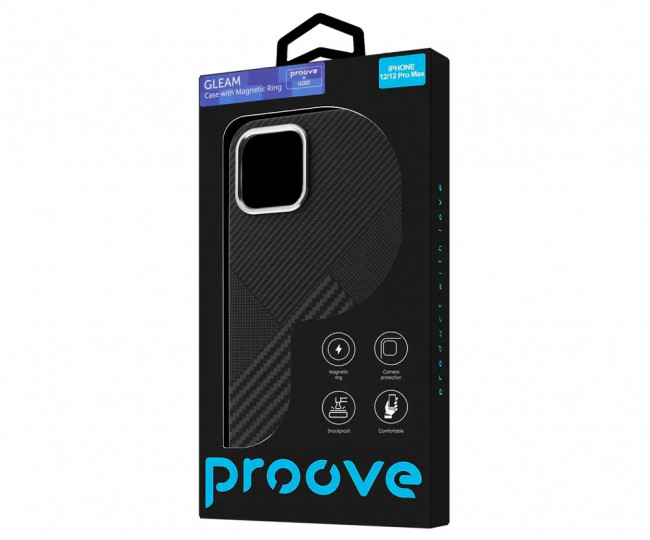 Чехол Proove Gleam Case with Magnetic Ring iPhone 12 Pro Max (graphite)